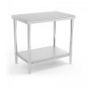 Stół roboczy - 90 x 60 cm - 210 kg - stal nierdzewna ROYAL CATERING 10011353 RCAT-90/60-NW